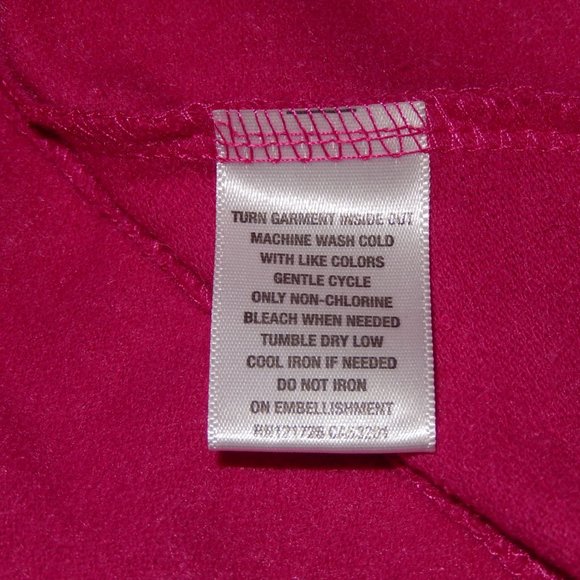 New Aeropostale Top Small Pink Animal Print Long Sleeve Knit Top NWT - Picture 4 of 4